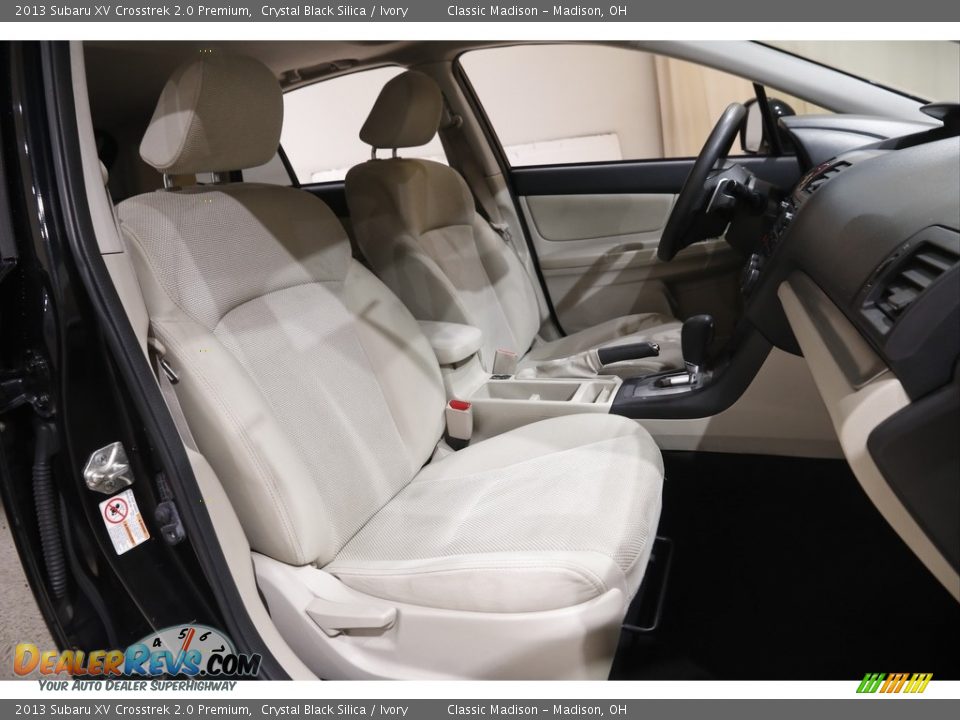 2013 Subaru XV Crosstrek 2.0 Premium Crystal Black Silica / Ivory Photo #13