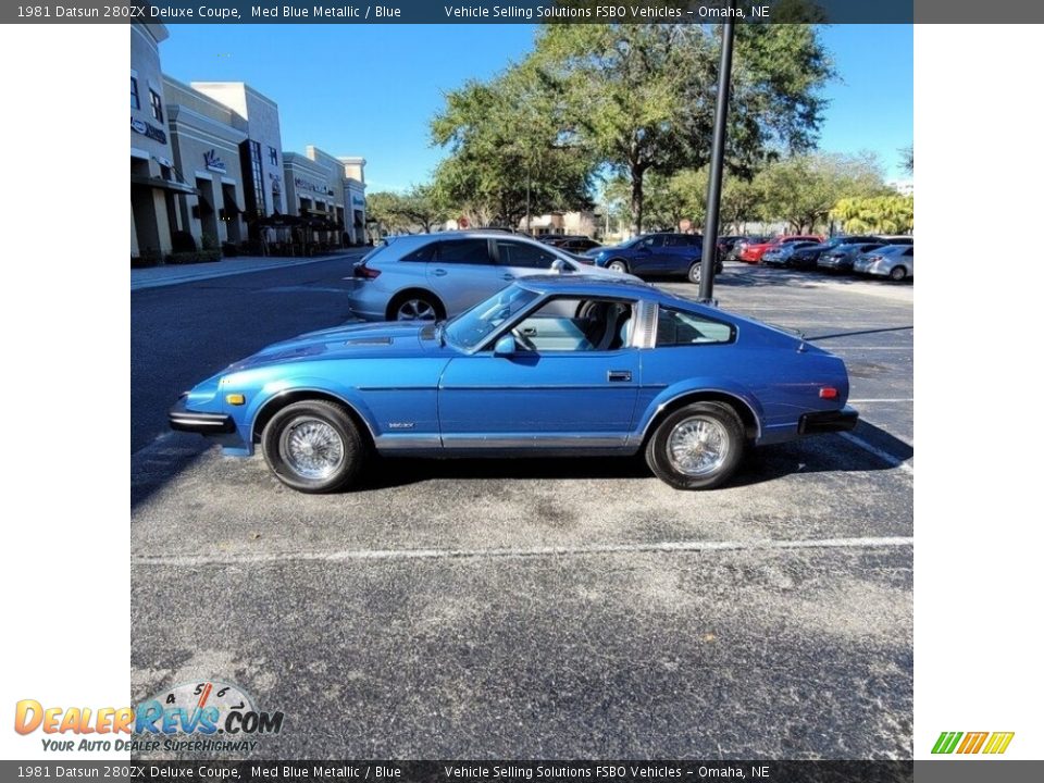 Med Blue Metallic 1981 Datsun 280ZX Deluxe Coupe Photo #18