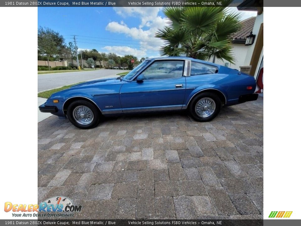 Med Blue Metallic 1981 Datsun 280ZX Deluxe Coupe Photo #19