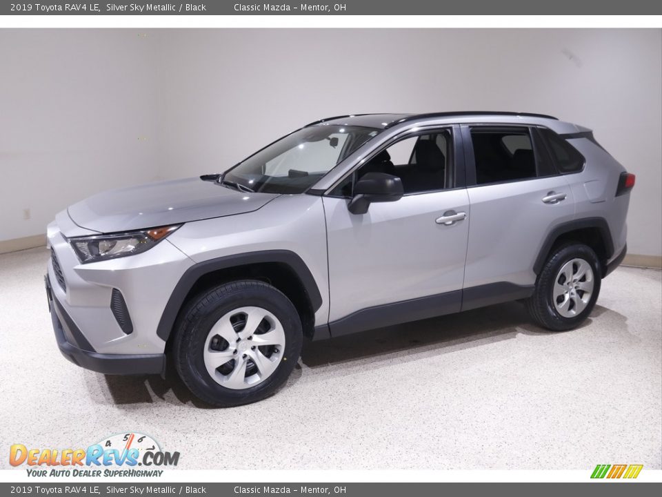 2019 Toyota RAV4 LE Silver Sky Metallic / Black Photo #3