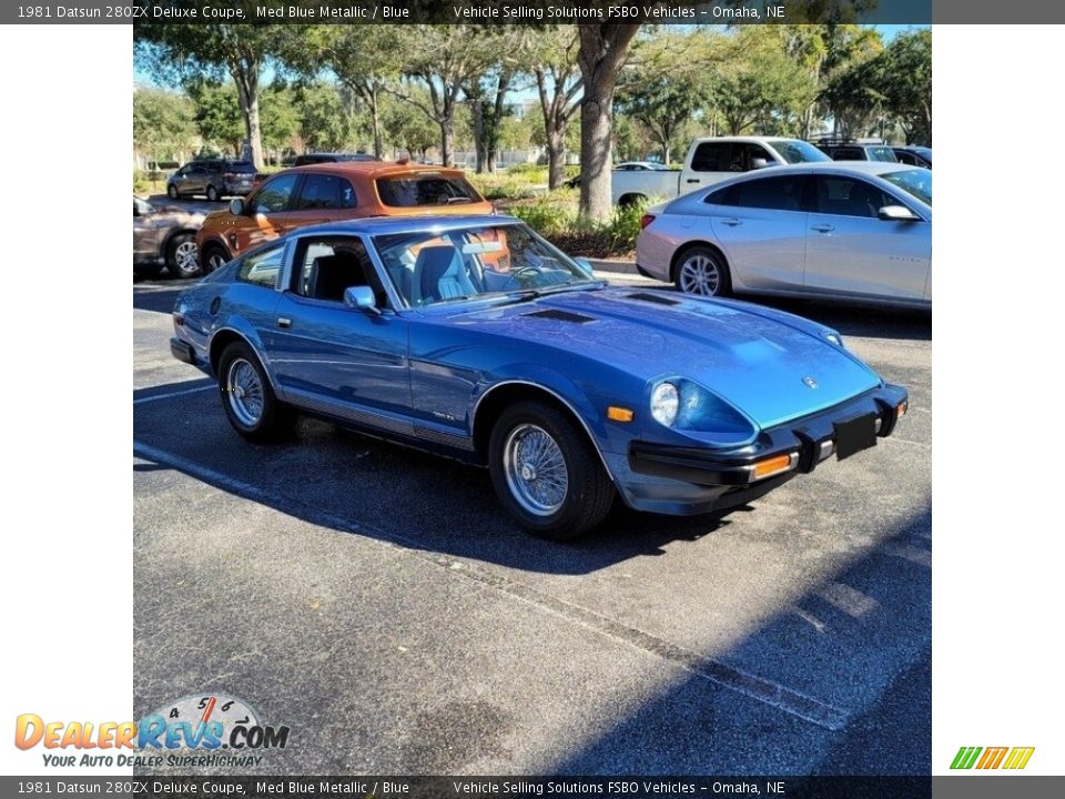 1981 Datsun 280ZX Deluxe Coupe Med Blue Metallic / Blue Photo #22