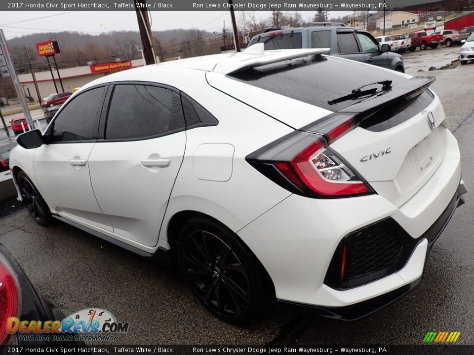 2017 Honda Civic Sport Hatchback Taffeta White / Black Photo #2