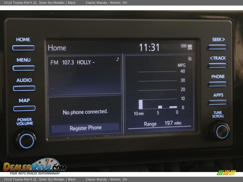 2019 Toyota RAV4 LE Silver Sky Metallic / Black Photo #10