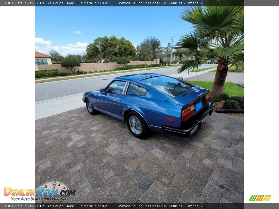 1981 Datsun 280ZX Deluxe Coupe Med Blue Metallic / Blue Photo #25