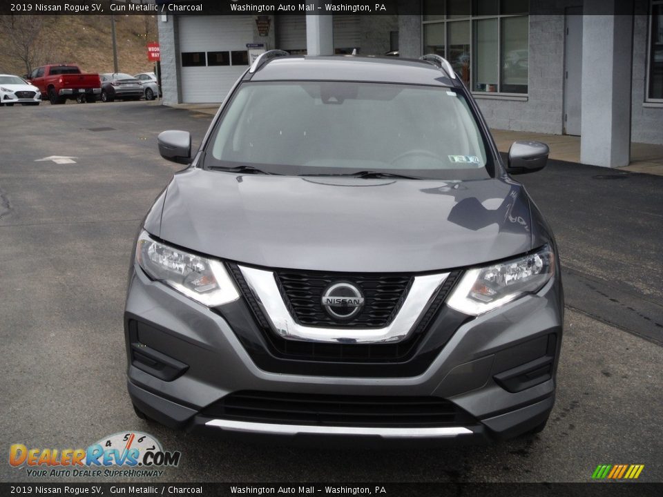 2019 Nissan Rogue SV Gun Metallic / Charcoal Photo #4