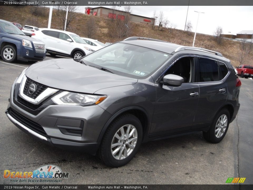 2019 Nissan Rogue SV Gun Metallic / Charcoal Photo #5