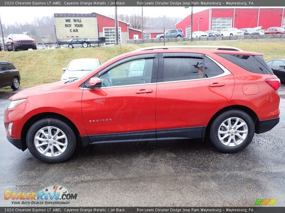 2020 Chevrolet Equinox LT AWD Cayenne Orange Metallic / Jet Black Photo #2