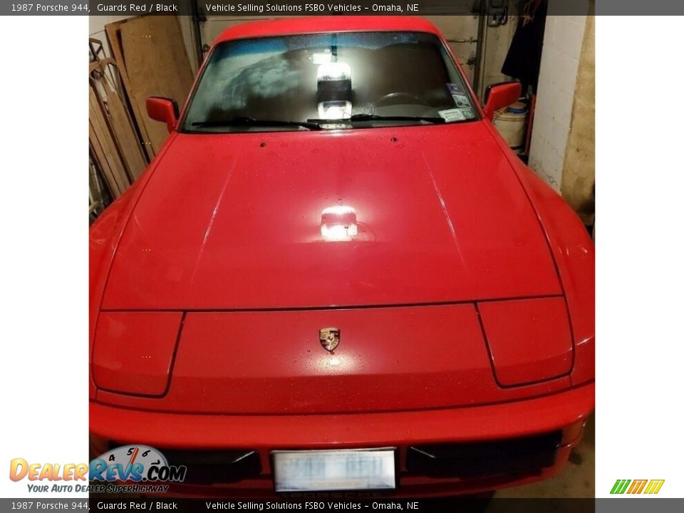 1987 Porsche 944 Guards Red / Black Photo #1