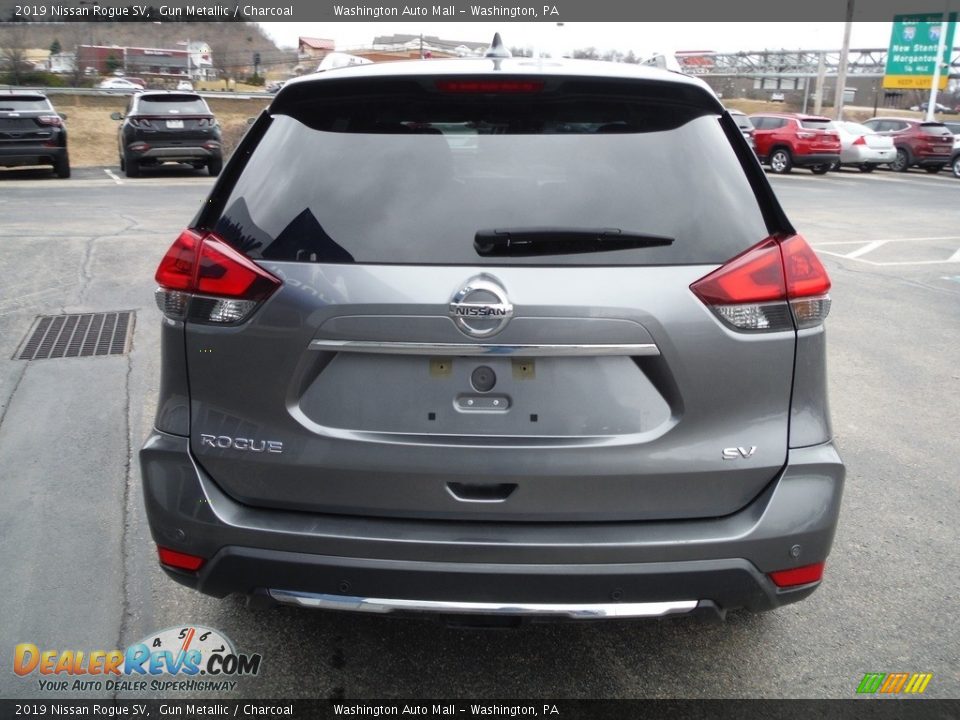 2019 Nissan Rogue SV Gun Metallic / Charcoal Photo #8