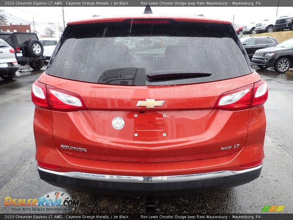2020 Chevrolet Equinox LT AWD Cayenne Orange Metallic / Jet Black Photo #4