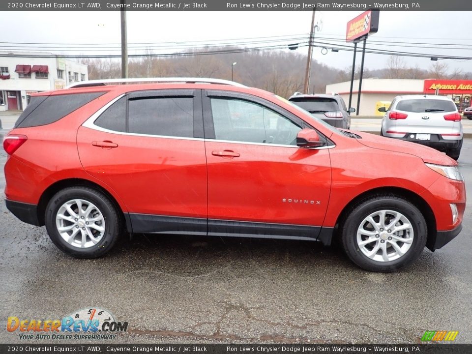2020 Chevrolet Equinox LT AWD Cayenne Orange Metallic / Jet Black Photo #7