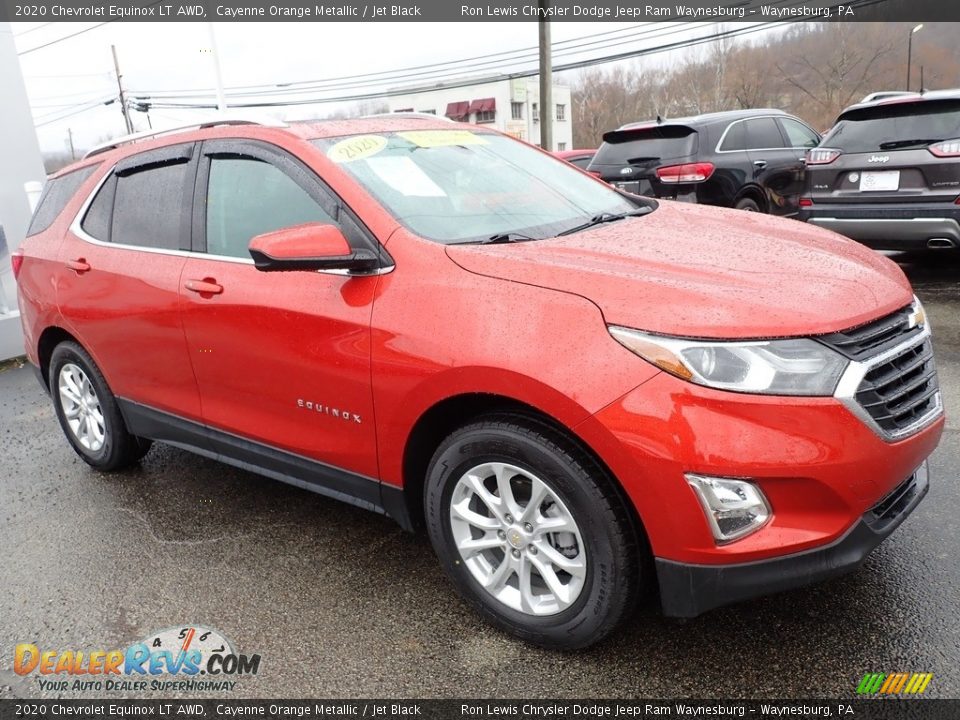 2020 Chevrolet Equinox LT AWD Cayenne Orange Metallic / Jet Black Photo #8
