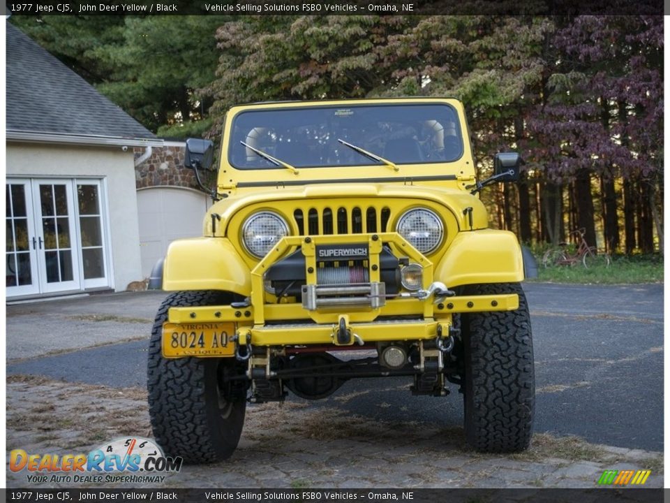 1977 Jeep CJ5 John Deer Yellow / Black Photo #2