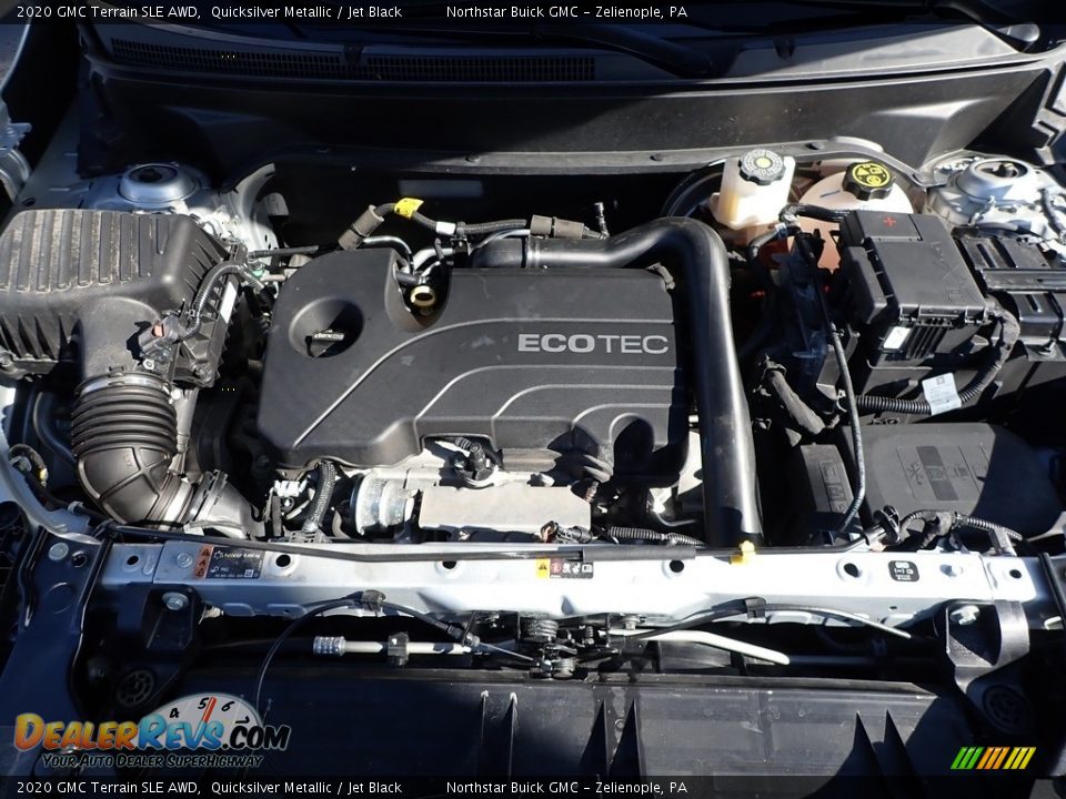 2020 GMC Terrain SLE AWD Quicksilver Metallic / Jet Black Photo #2