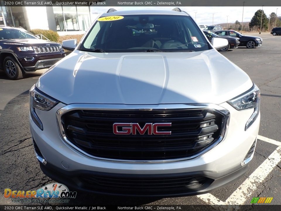 2020 GMC Terrain SLE AWD Quicksilver Metallic / Jet Black Photo #3