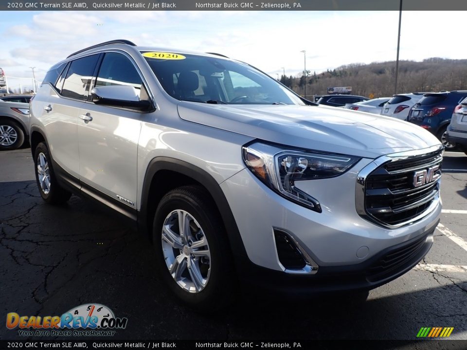 2020 GMC Terrain SLE AWD Quicksilver Metallic / Jet Black Photo #4