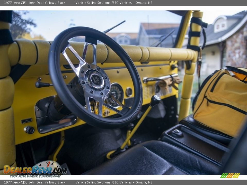 Black Interior - 1977 Jeep CJ5  Photo #5