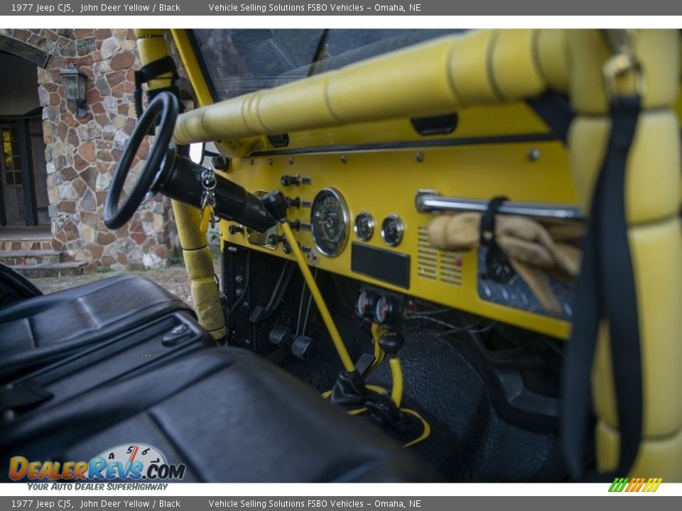 1977 Jeep CJ5 John Deer Yellow / Black Photo #6