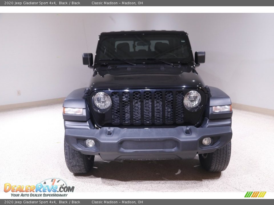 2020 Jeep Gladiator Sport 4x4 Black / Black Photo #2