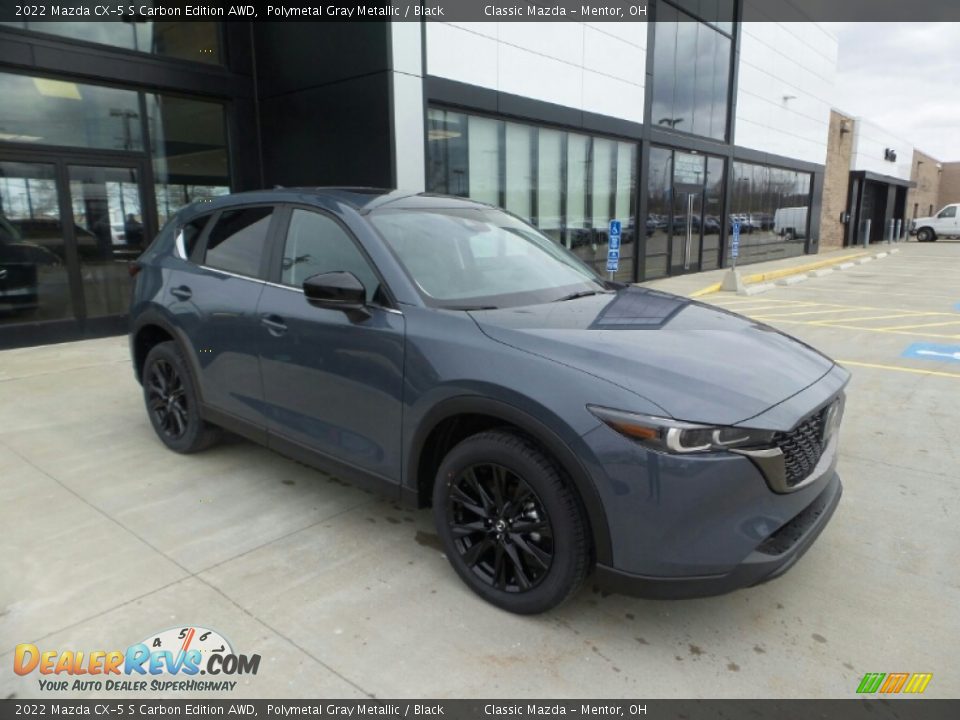 2022 Mazda CX-5 S Carbon Edition AWD Polymetal Gray Metallic / Black Photo #1