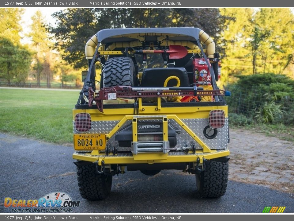 1977 Jeep CJ5 John Deer Yellow / Black Photo #9