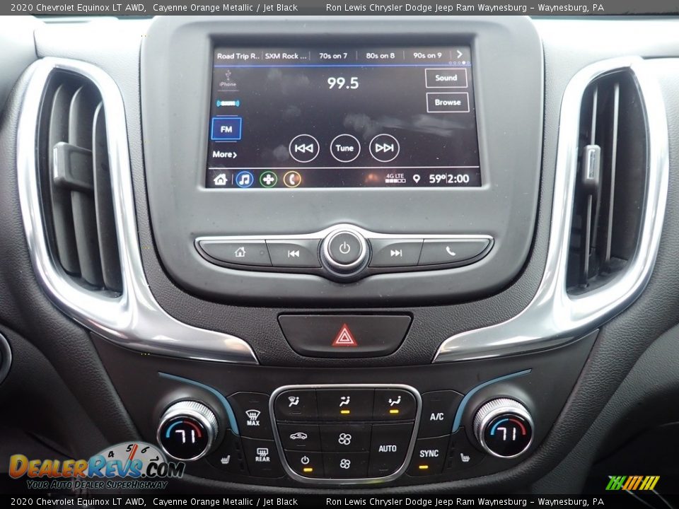 2020 Chevrolet Equinox LT AWD Cayenne Orange Metallic / Jet Black Photo #19