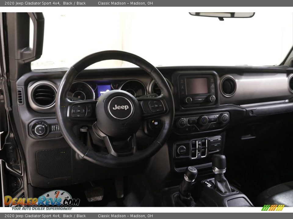 2020 Jeep Gladiator Sport 4x4 Black / Black Photo #6