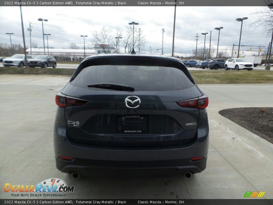 2022 Mazda CX-5 S Carbon Edition AWD Polymetal Gray Metallic / Black Photo #5