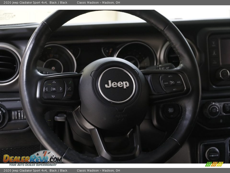 2020 Jeep Gladiator Sport 4x4 Black / Black Photo #7