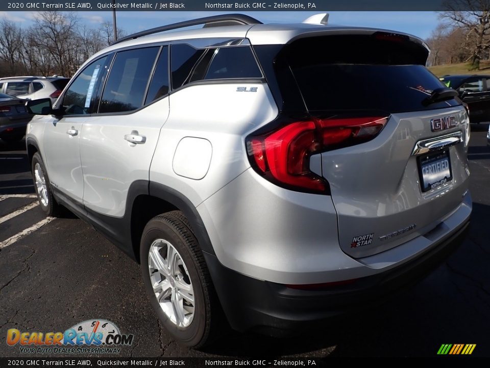 2020 GMC Terrain SLE AWD Quicksilver Metallic / Jet Black Photo #12