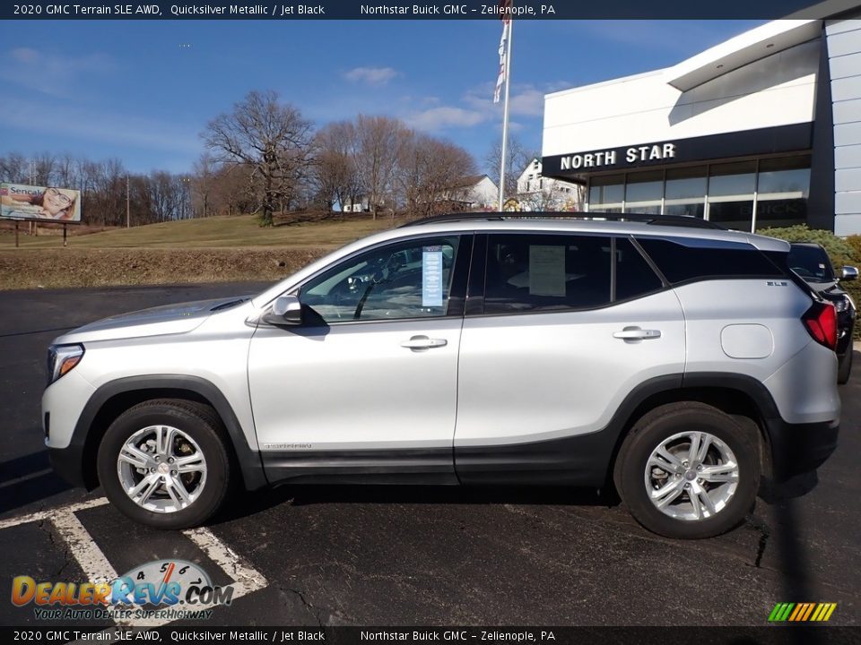 2020 GMC Terrain SLE AWD Quicksilver Metallic / Jet Black Photo #13