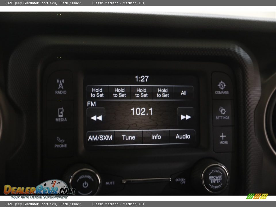 2020 Jeep Gladiator Sport 4x4 Black / Black Photo #10