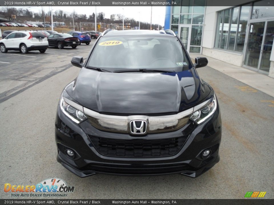 2019 Honda HR-V Sport AWD Crystal Black Pearl / Black Photo #4