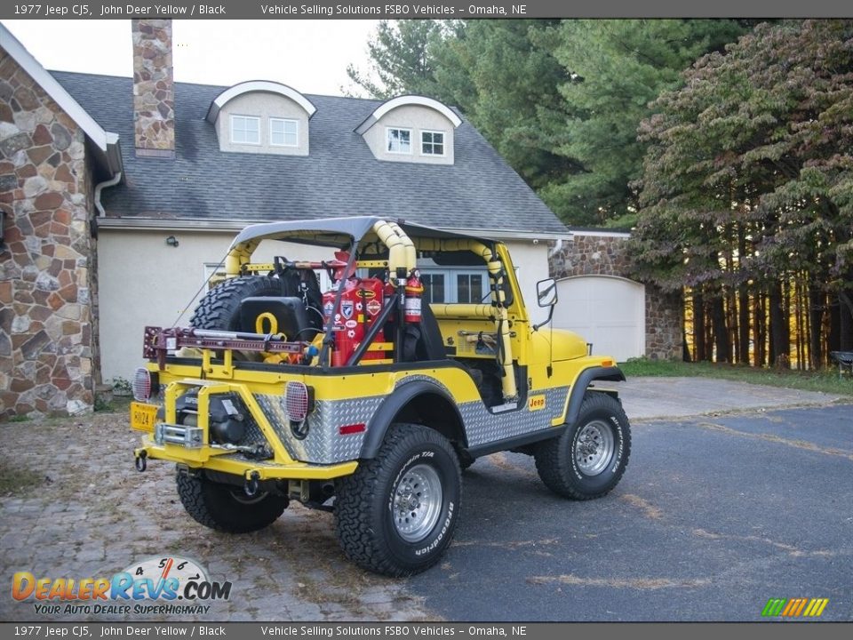 1977 Jeep CJ5 John Deer Yellow / Black Photo #16