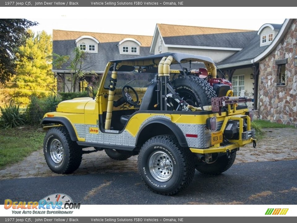 1977 Jeep CJ5 John Deer Yellow / Black Photo #17