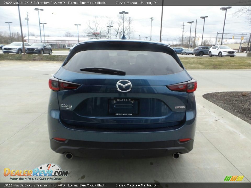 2022 Mazda CX-5 S Premium Plus AWD Eternal Blue Mica / Black Photo #5
