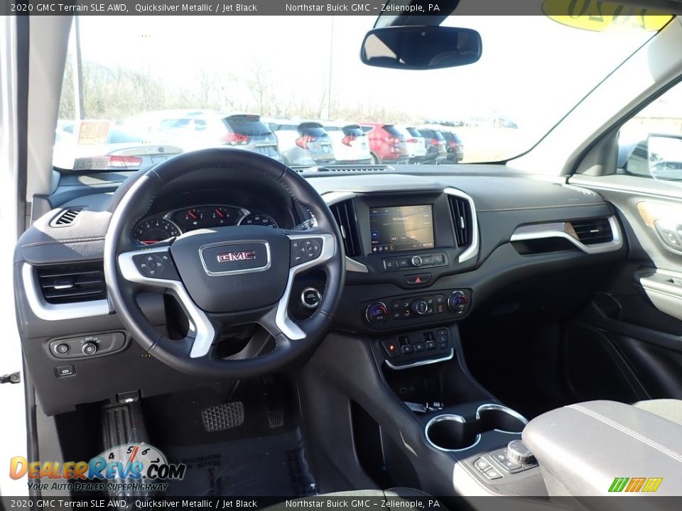 2020 GMC Terrain SLE AWD Quicksilver Metallic / Jet Black Photo #17