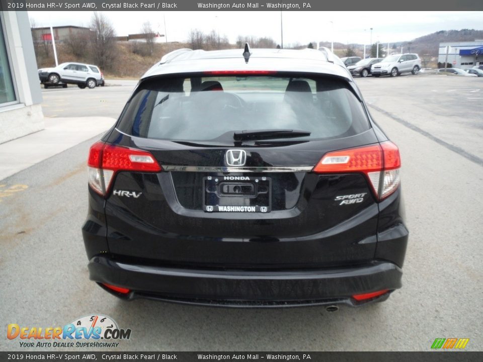 2019 Honda HR-V Sport AWD Crystal Black Pearl / Black Photo #8