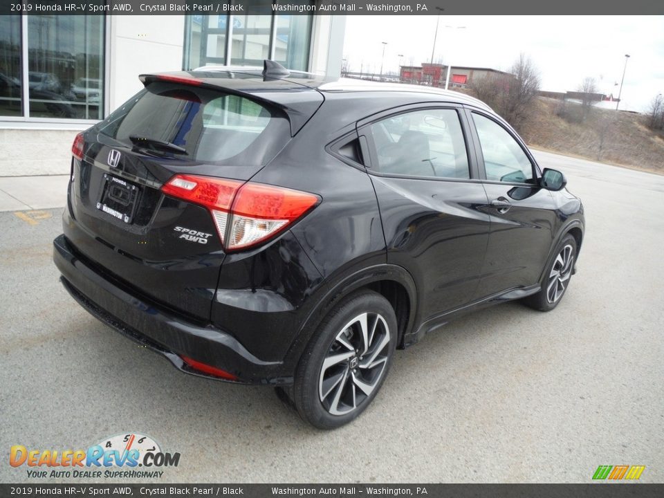 2019 Honda HR-V Sport AWD Crystal Black Pearl / Black Photo #9