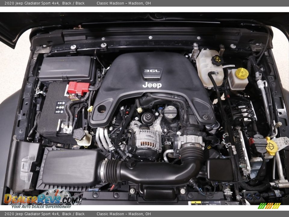 2020 Jeep Gladiator Sport 4x4 Black / Black Photo #18