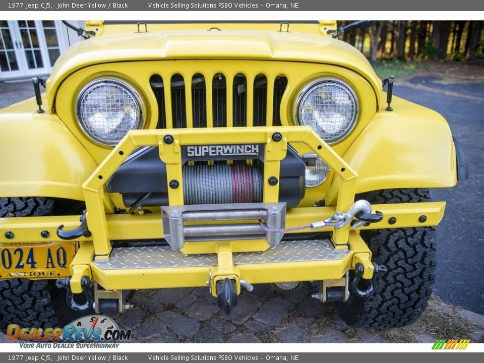 1977 Jeep CJ5 John Deer Yellow / Black Photo #24