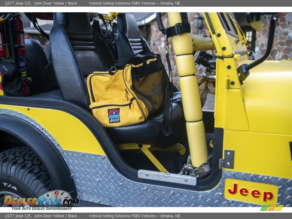 1977 Jeep CJ5 John Deer Yellow / Black Photo #25