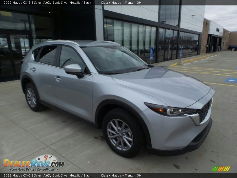 2022 Mazda CX-5 S Select AWD Sonic Silver Metallic / Black Photo #1