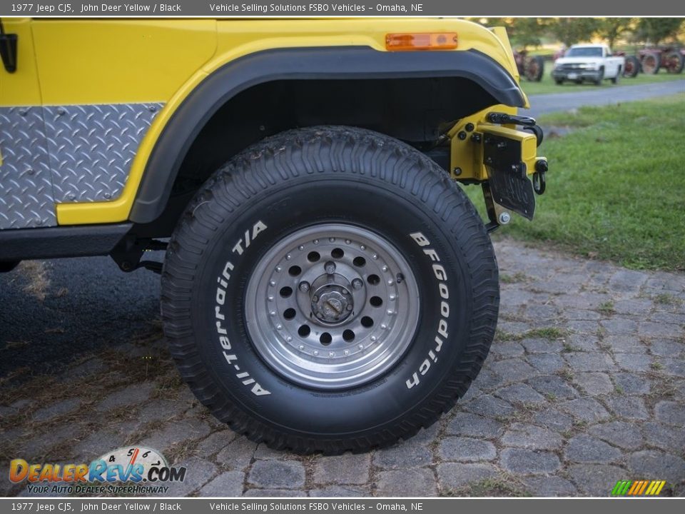 1977 Jeep CJ5 John Deer Yellow / Black Photo #26