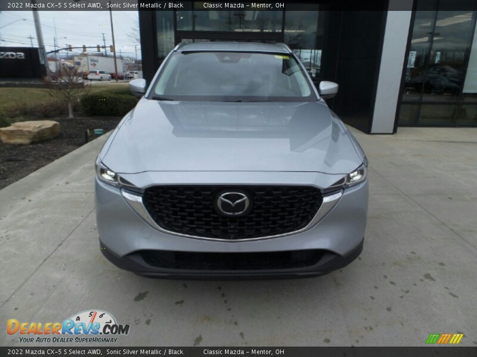 2022 Mazda CX-5 S Select AWD Sonic Silver Metallic / Black Photo #2