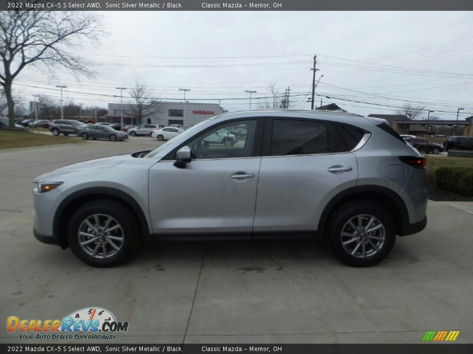 2022 Mazda CX-5 S Select AWD Sonic Silver Metallic / Black Photo #6