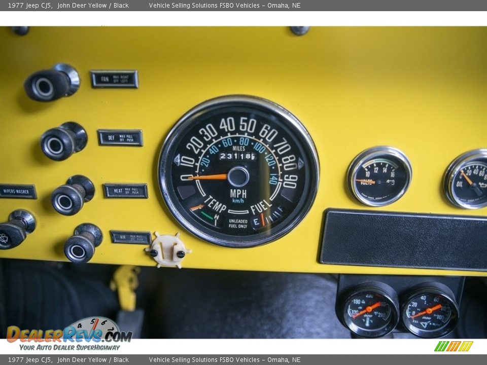 Controls of 1977 Jeep CJ5  Photo #30