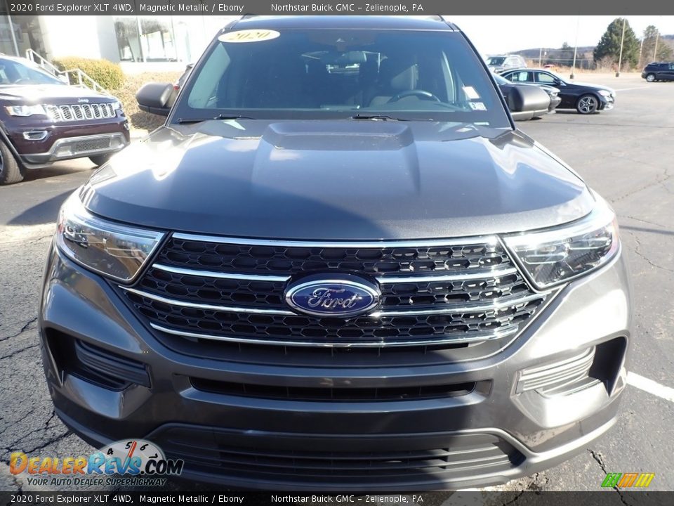 2020 Ford Explorer XLT 4WD Magnetic Metallic / Ebony Photo #3