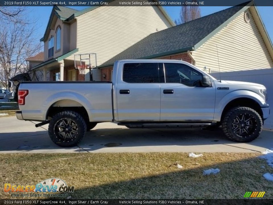 2019 Ford F150 XLT SuperCrew 4x4 Ingot Silver / Earth Gray Photo #2