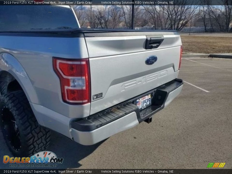 2019 Ford F150 XLT SuperCrew 4x4 Ingot Silver / Earth Gray Photo #8